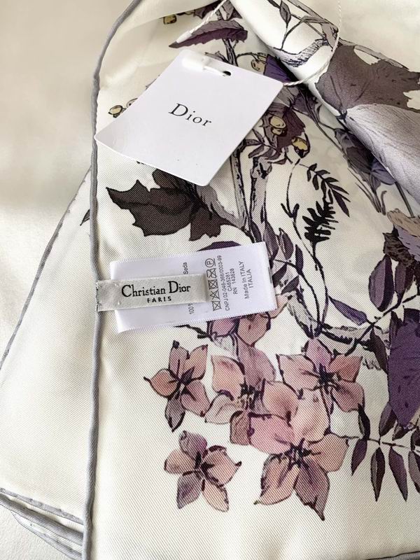 Dior silk scarf 90X90cm E07 (16)
